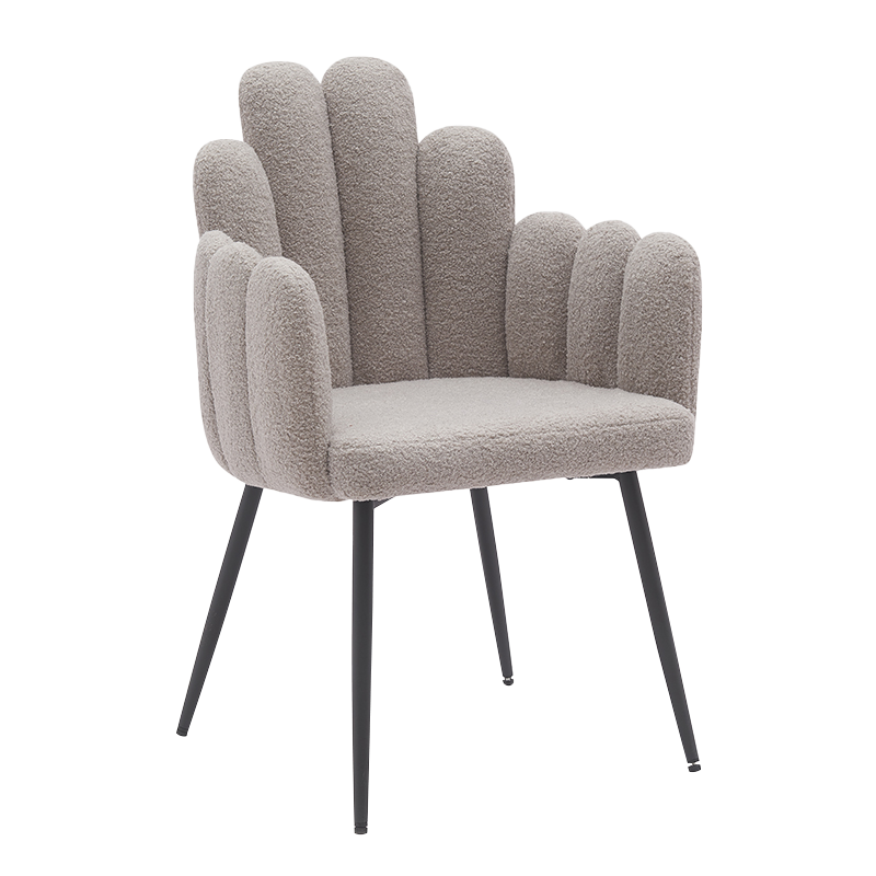 Cadeiras de sala de jantar com pernas de metal preto cinza (Y-C14)
