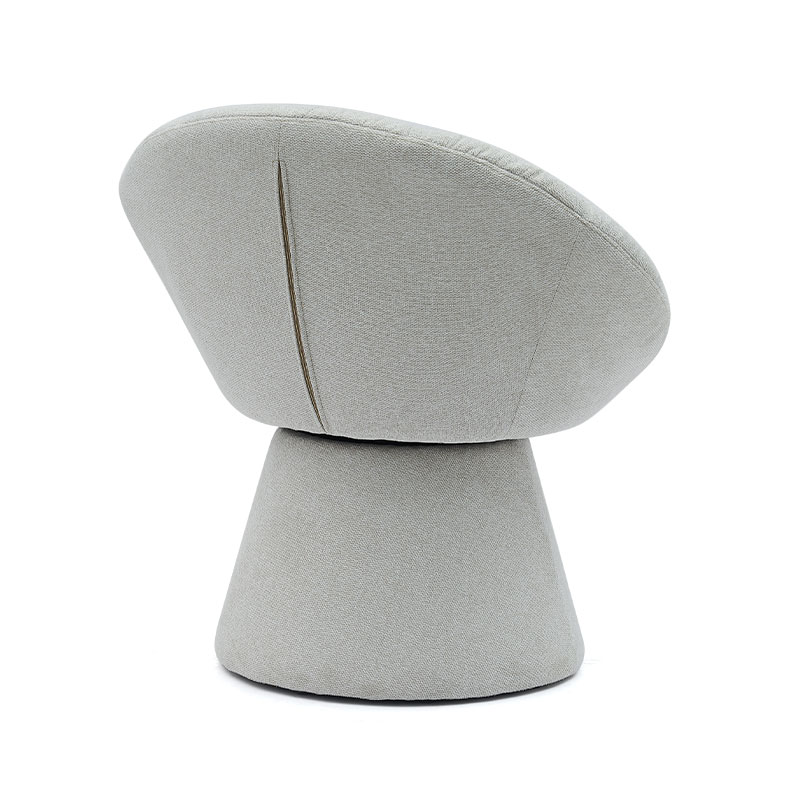 Cadeira de jantar giratória italiana simples e elegante com base redonda poltrona cadeira de lazer para sala de estar hotel (GY-644)