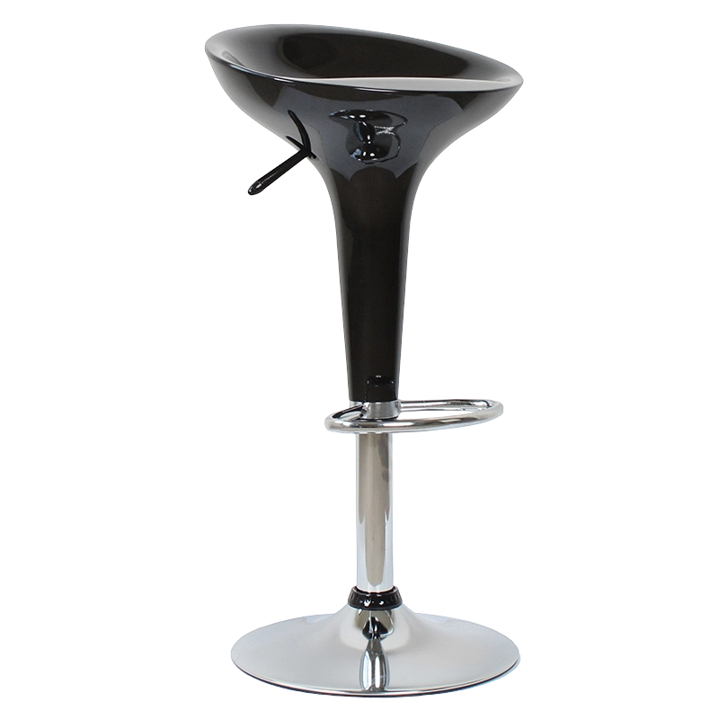 Cadeira de banco de barra giratória de plástico ABS preto (GY-901)