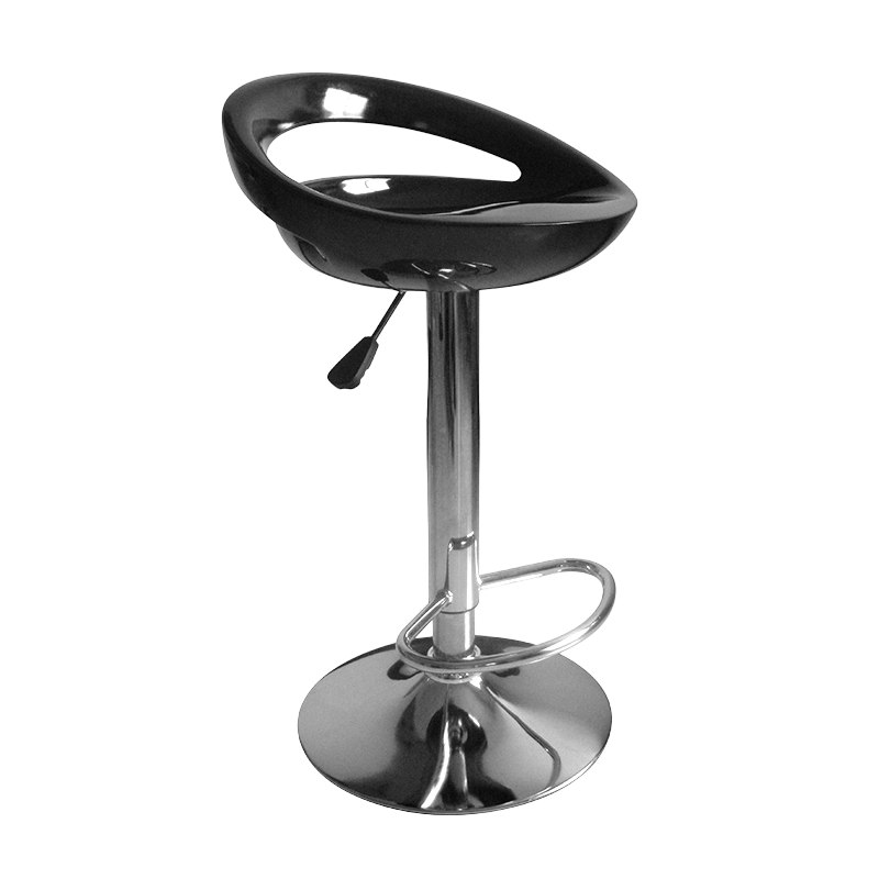 Cadeira de banco de barra de elevação giratória de plástico ABS preto (GY-914)