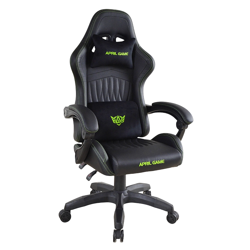 Cadeira de jogos de couro reclinável com braços ajustáveis PP (T-7130)